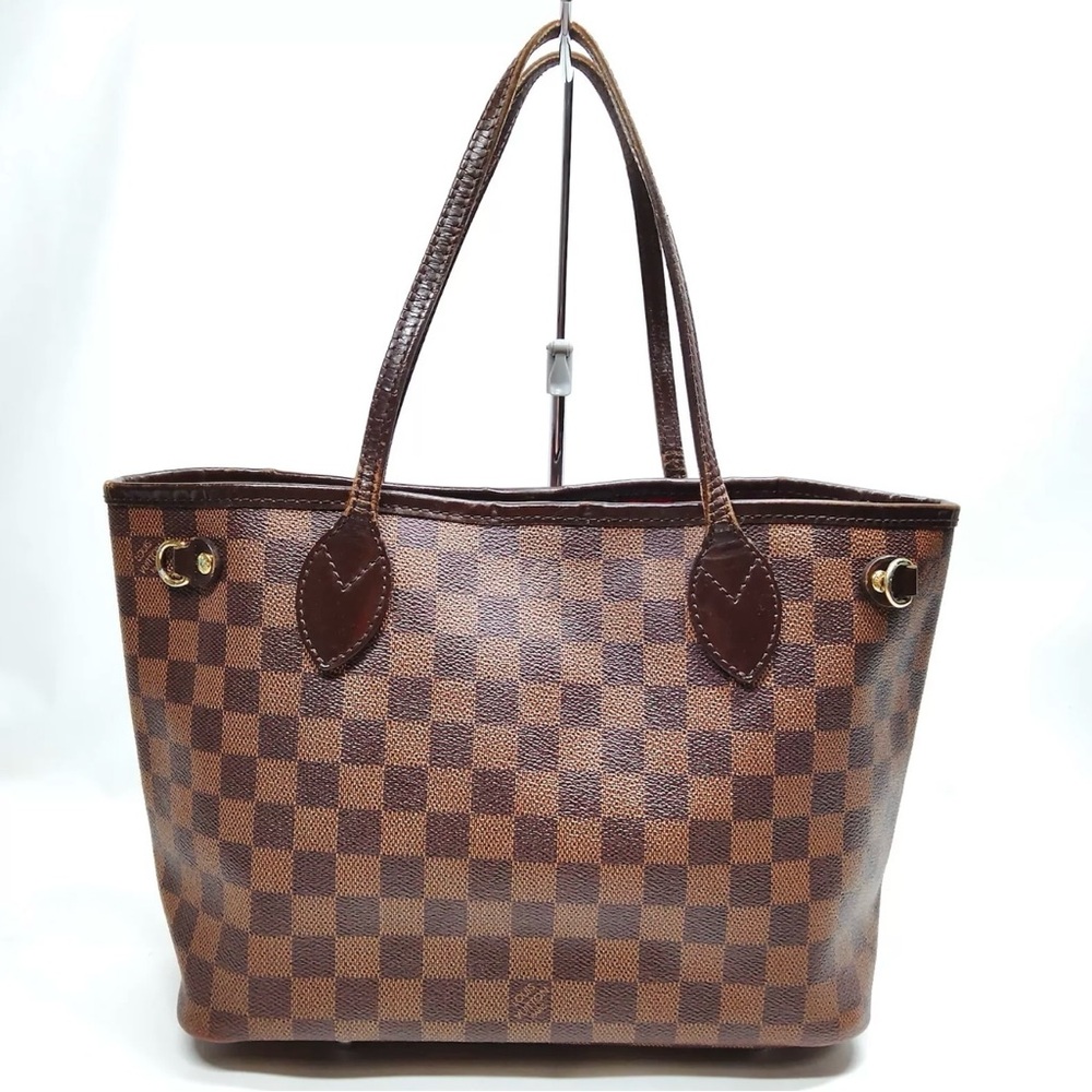 Louis Vuitton LV Tote Bag Neverfull PM Brown Damier  Made in France 🇫🇷